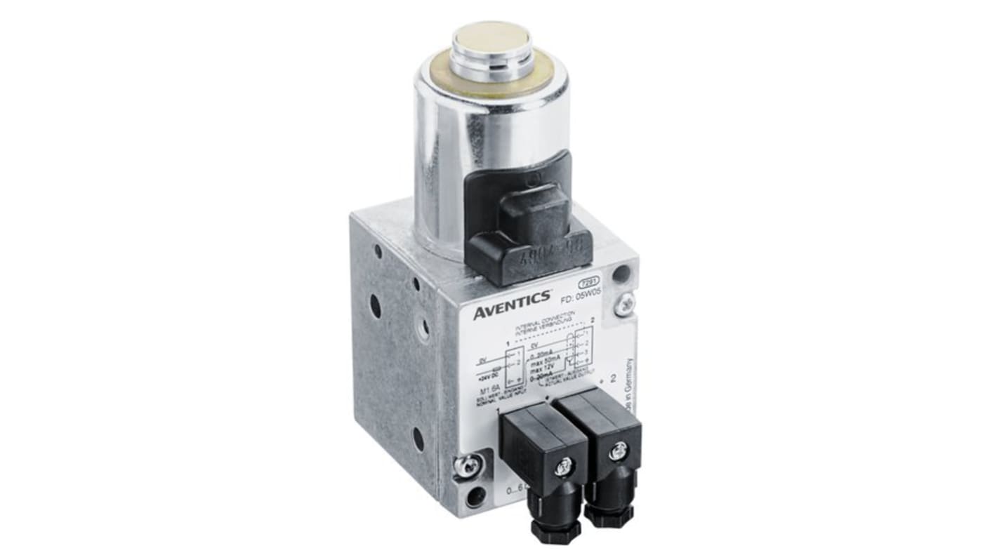 Elettrovalvole per pneumatica EMERSON – AVENTICS, funzione 3/3, azionamento Solenoide/Molla, 24V cc