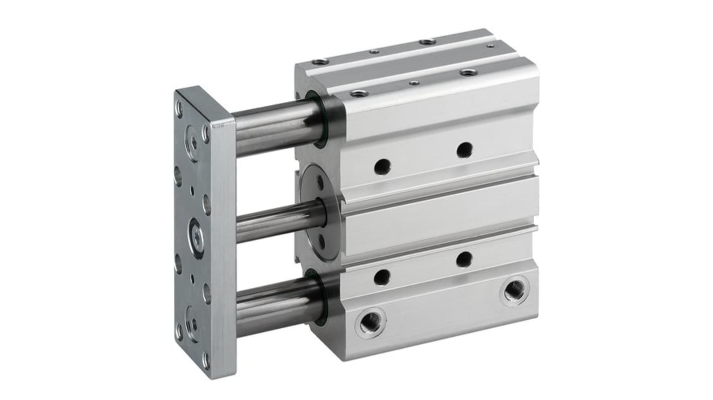 EMERSON – AVENTICS Pneumatic Guided Cylinder - 25mm Bore, 20mm Stroke, GPC-BV Series, Double Acting