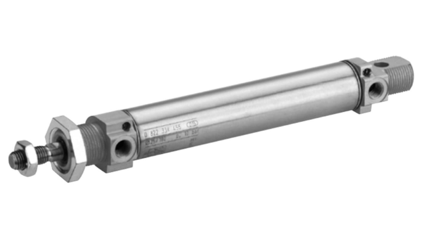 Siłownik pneumatyczny z tłoczyskiem skok: 200mm EMERSON – AVENTICS Ø 25mm dwustronnego działania Action 319.5mm z