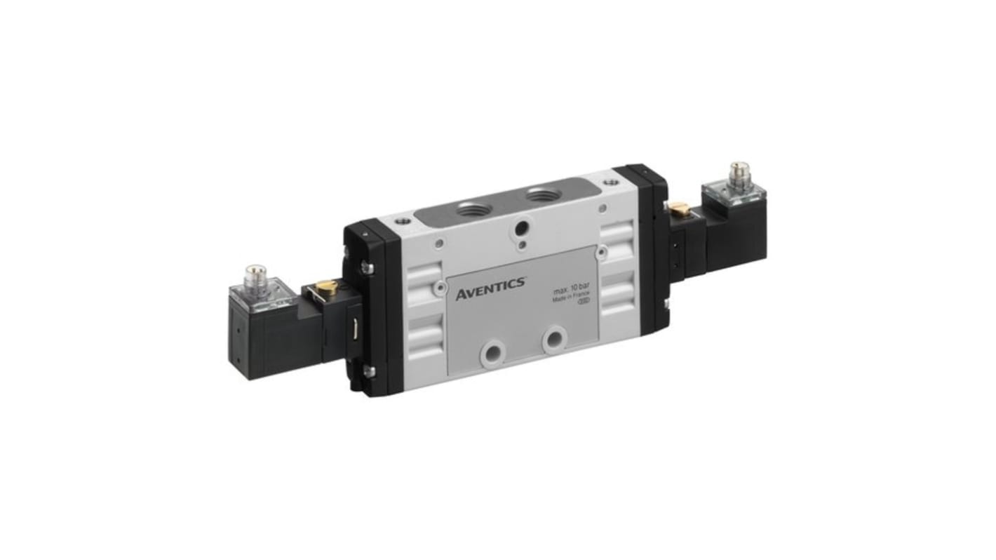 EMERSON – AVENTICS TC15 Pneumatik-Magnetventil 5/3 Verteiler G1/4, Pneumatisch/Pneumatisch-betätigt 24V dc