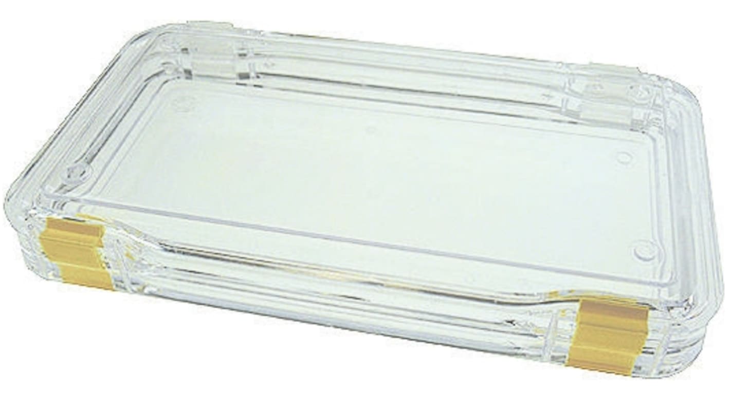 Licefa Transparent Plastic Compartment Box, 12.5mm x 175mm x 100mm