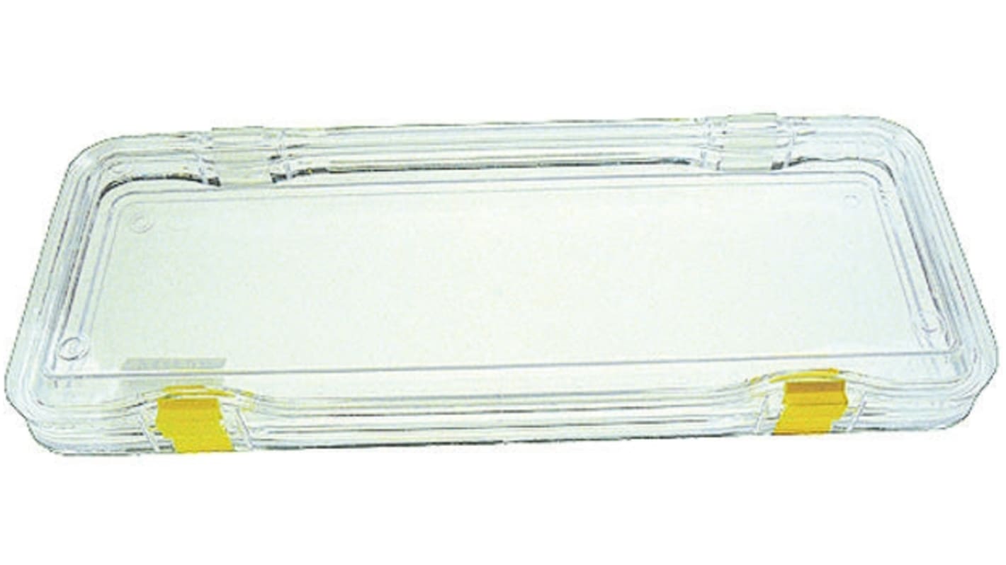 Licefa Transparent Plastic Compartment Box, 25mm x 175mm x 100mm