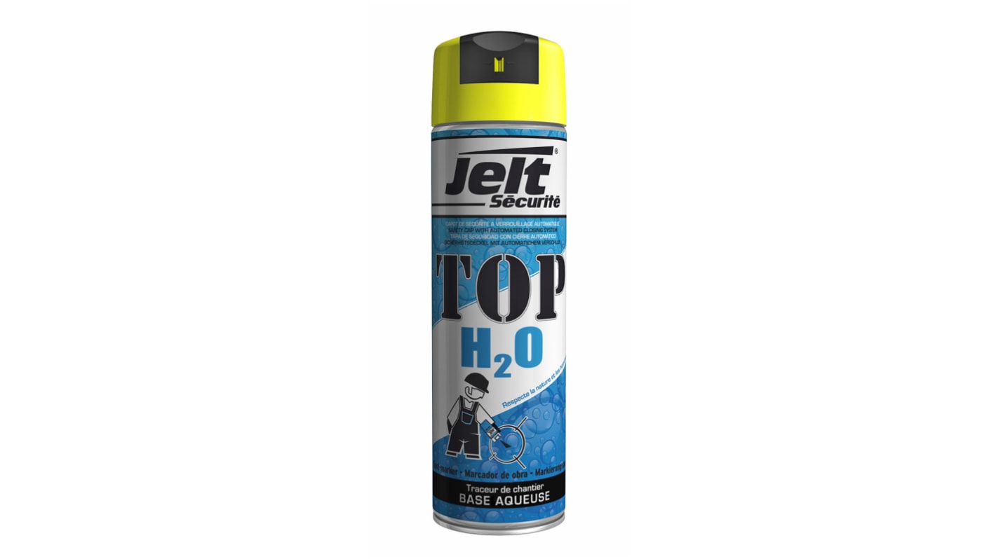 Peinture aérosol Jelt TOP H2O™, Jaune Fluorescent, 500ml