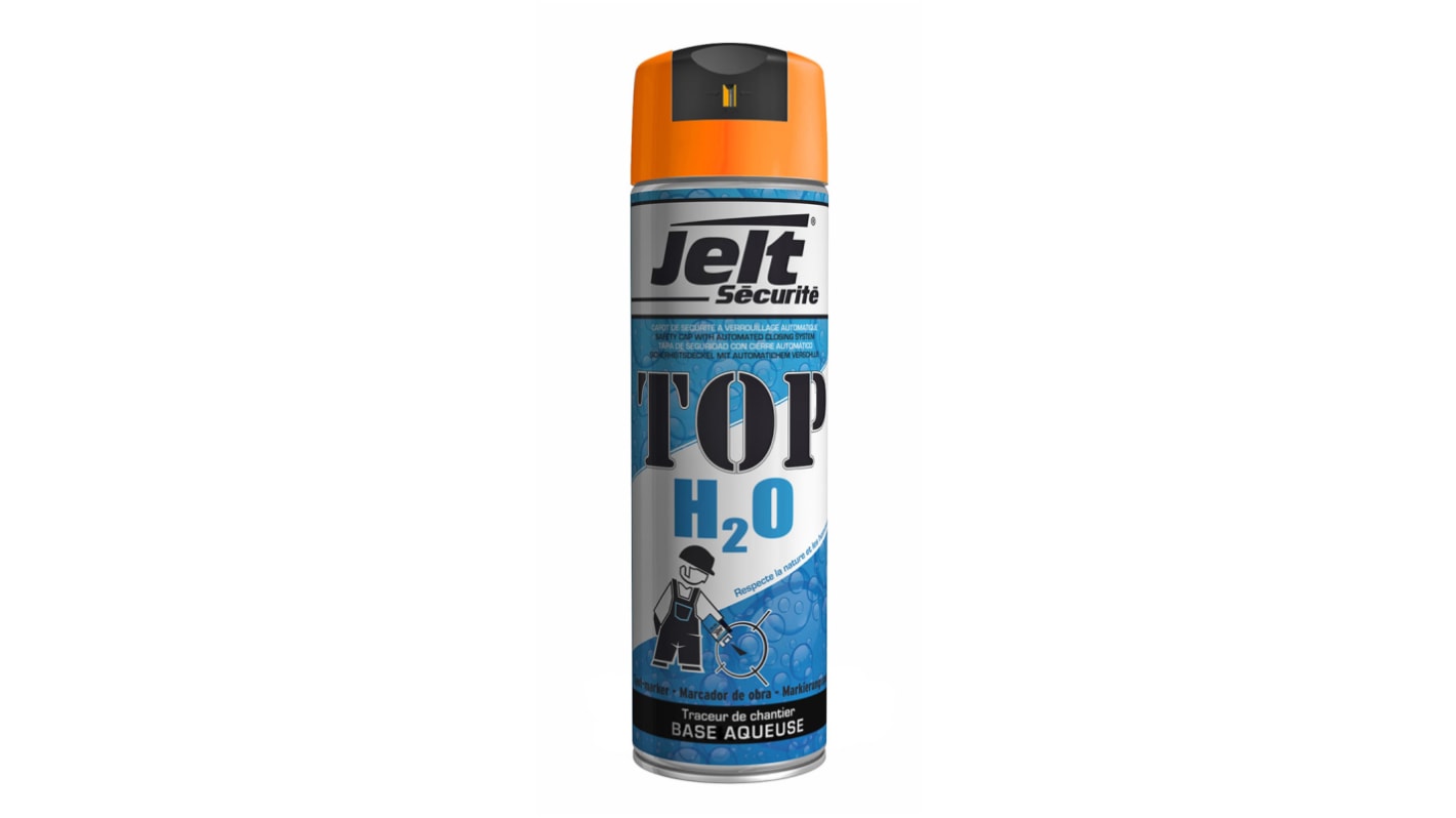 Peinture aérosol Jelt TOP H2O™, Orange Fluorescent, 500ml