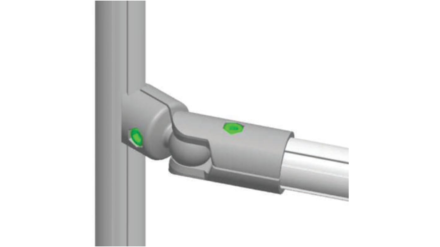 Bosch Rexroth CONNECTOR 0°-90° Verbindungskomponente, 90°-Steckverbinder, Steckverbinderhalterung und Gelenk für D28mm