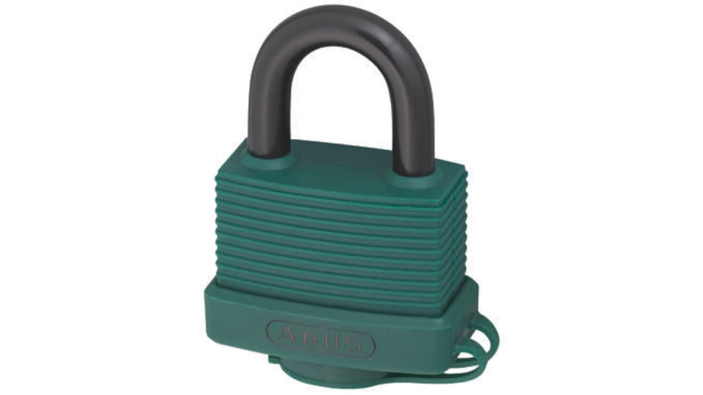 ABUS Key Weatherproof Aluminium, Steel Safety Padlock, 8mm Shackle, 53mm Body