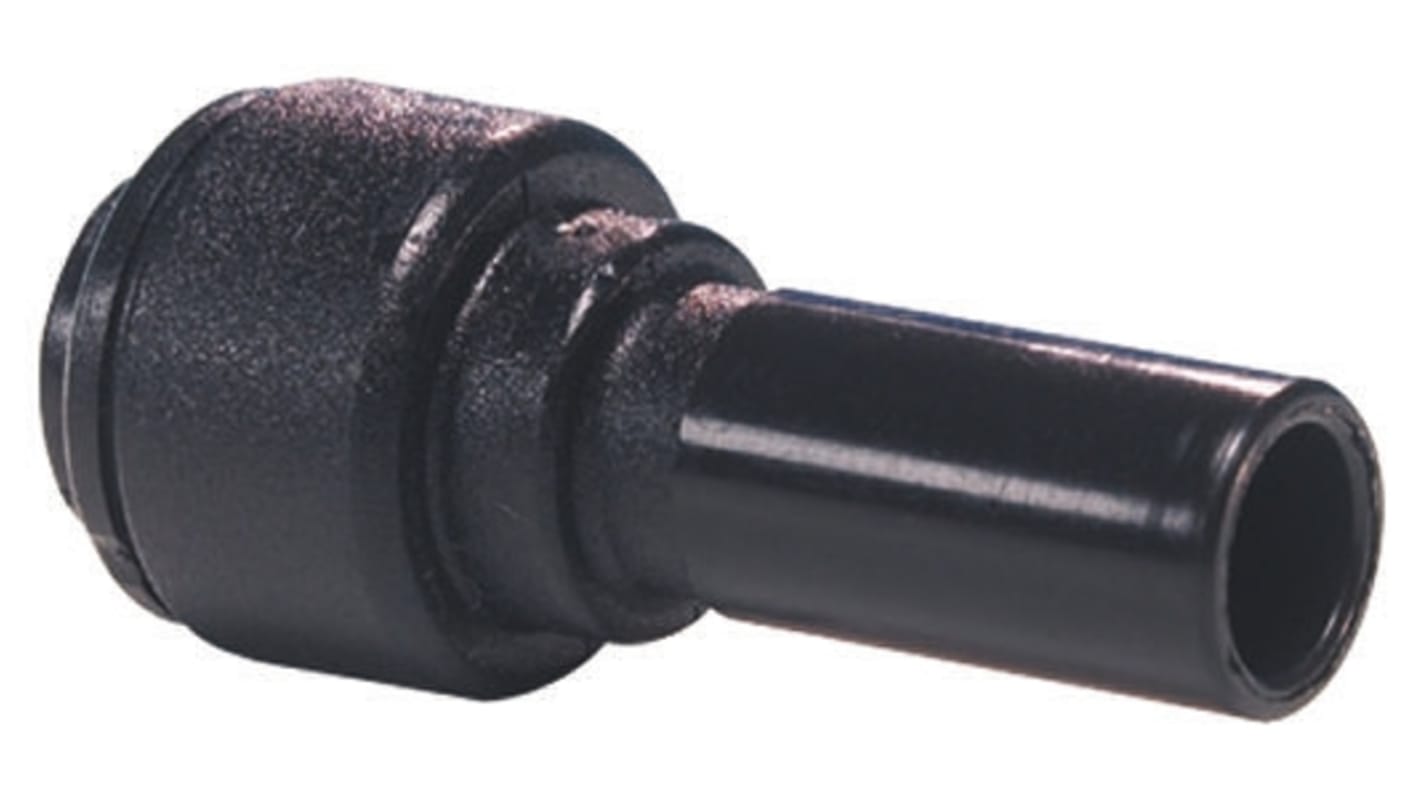 John Guest PM Series Reducer Nipple, Push In 8 mm to Push In 4 mm, Tube-to-Tube Connection Style