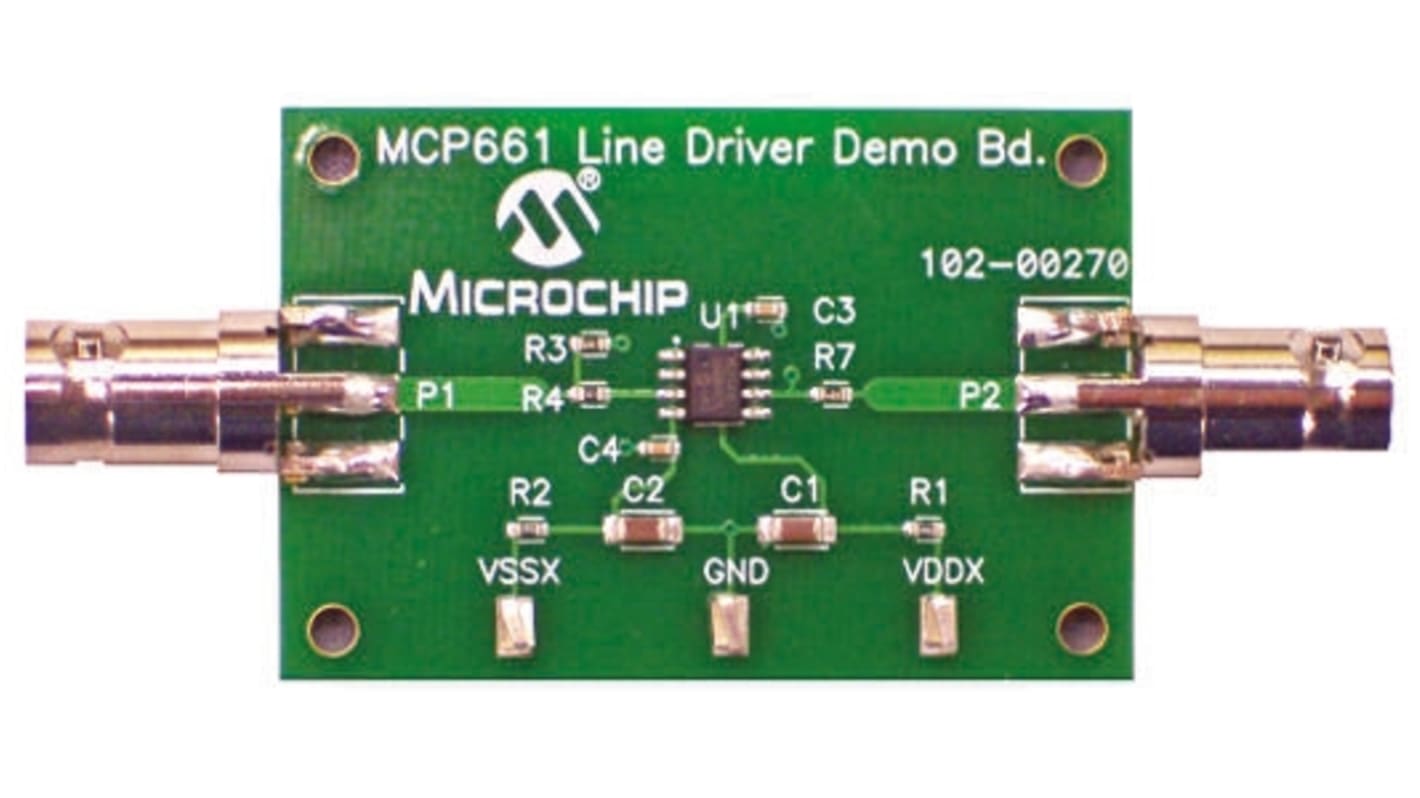 Kit de desarrollo Amplificador y lineal Microchip MCP661DM-LD