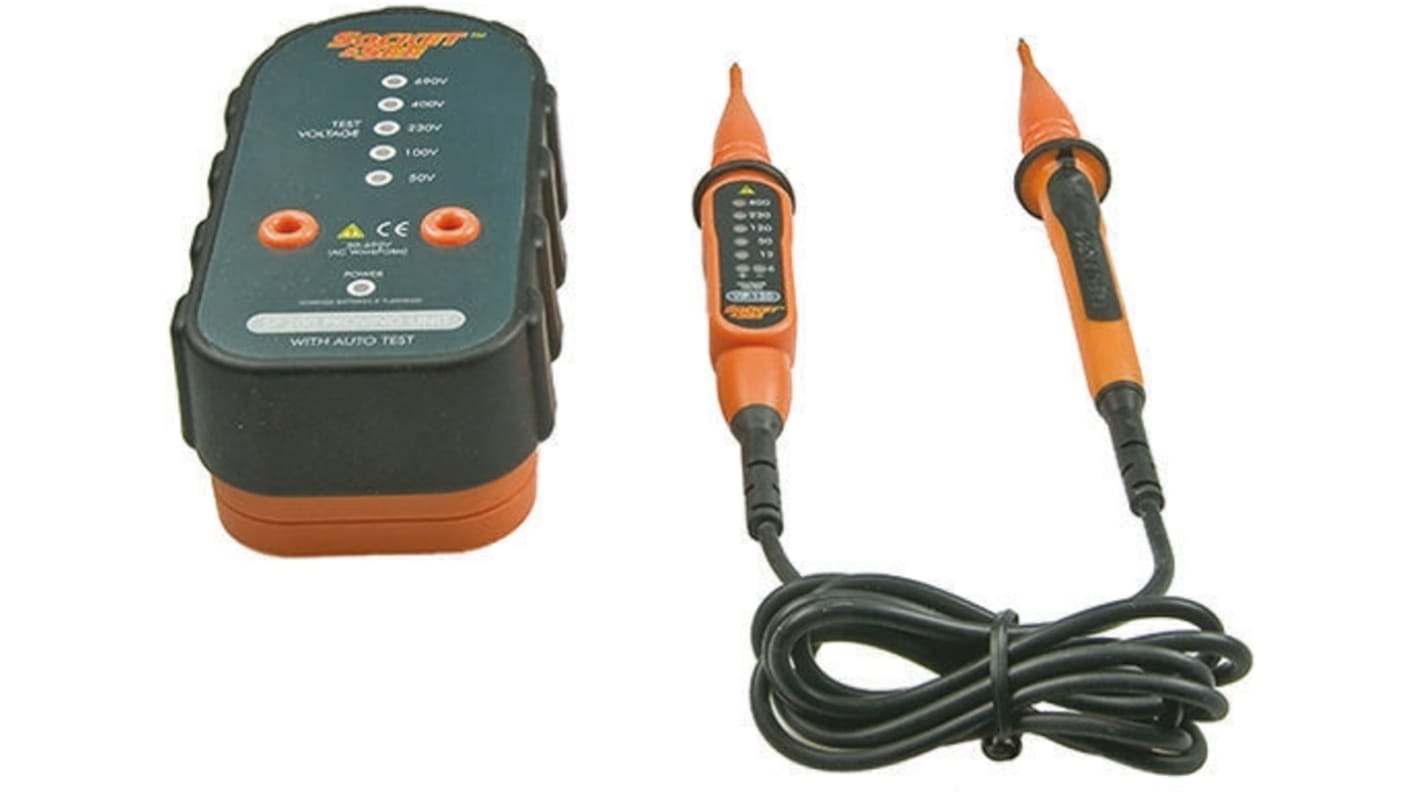 Socket & See VIP150/SP200 Kit Voltage Indicator & Proving Unit Kit 3.5mA 50 → 690V, Kit Contents SP200 Proving