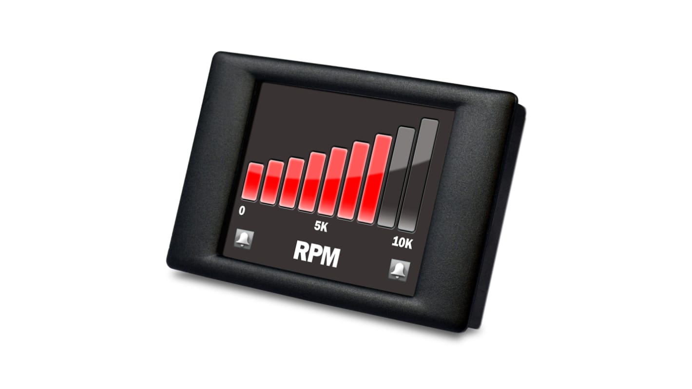 Lascar PanelPilot TFT Digital Panel Multi-Function Meter for Voltage, 46mm x 74mm