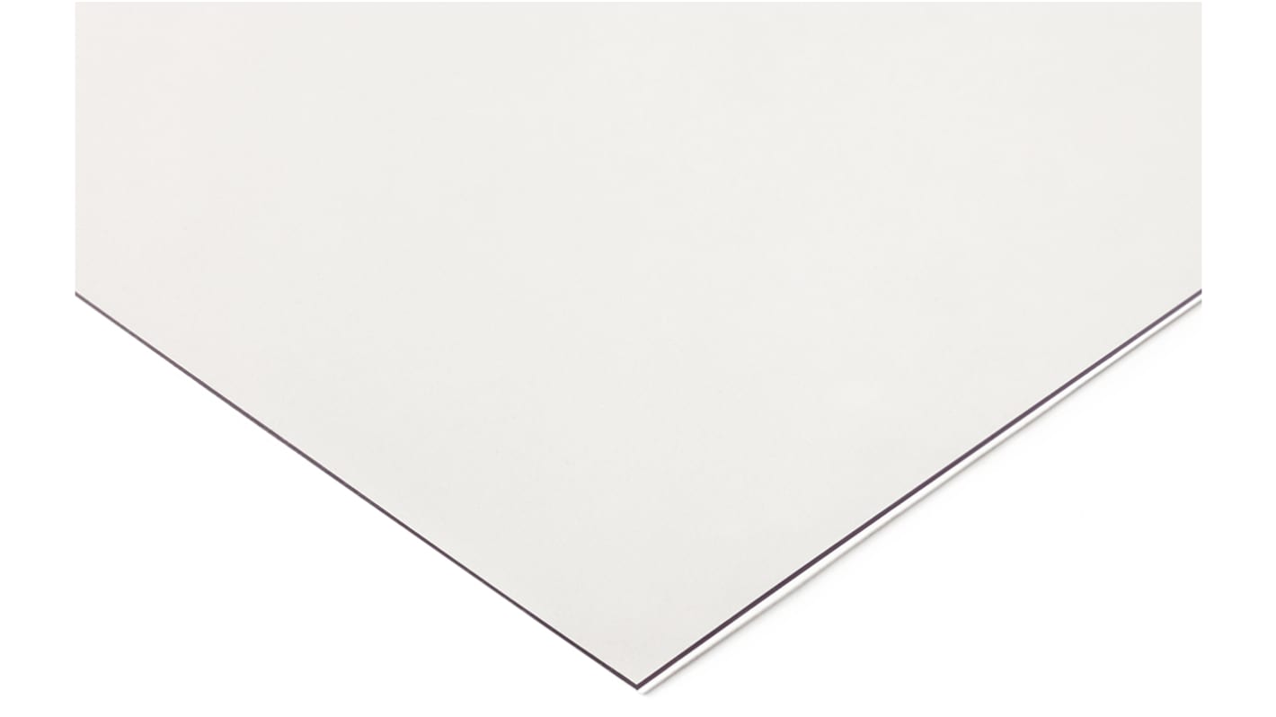 Foglio di plastica Tipo pieno RS PRO in PETG, Chiaro, 1250mm x 1250mm x 3mm