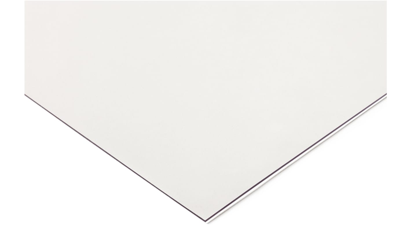 Foglio di plastica Tipo pieno RS PRO in PETG, Chiaro, 1250mm x 1250mm x 8mm