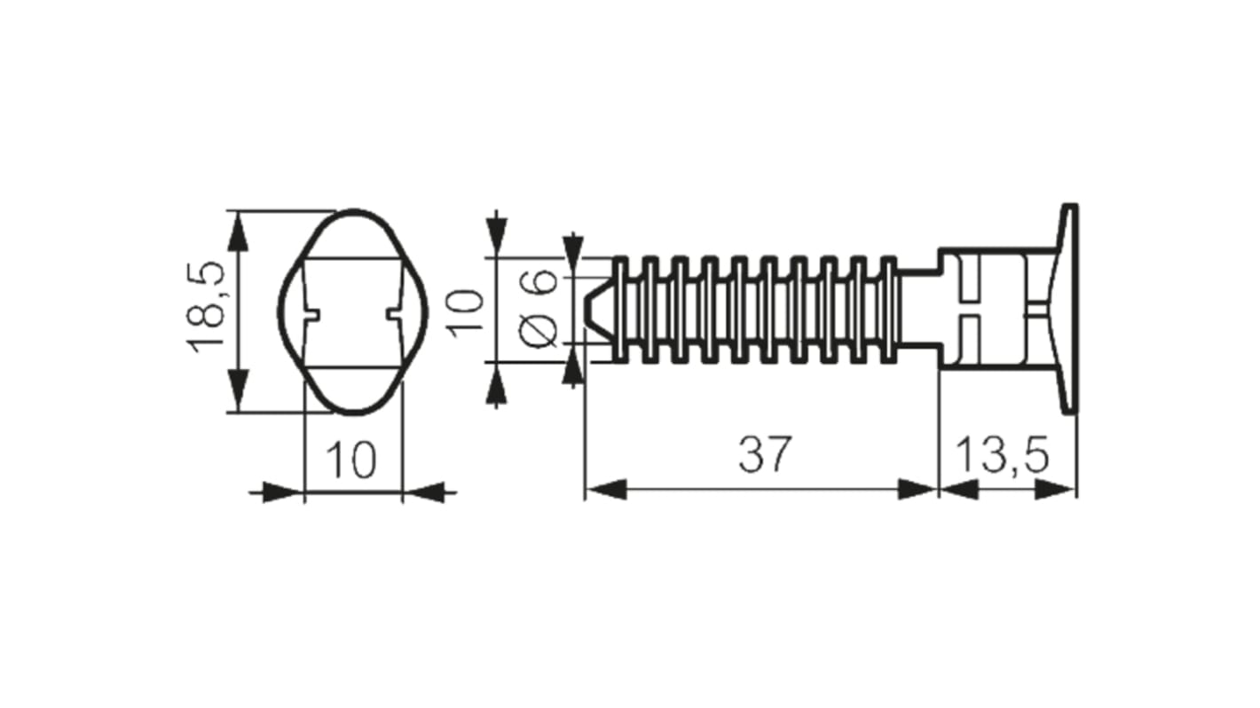 Clip serre-câbles Legrand en Polyamide type Support de serre-câble