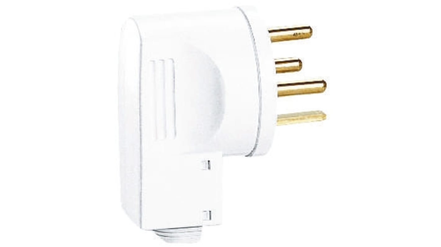 Legrand Netzstecker Kabel, 3P+E, Typ E - Frankreich, 380 V / 20A Weiß, für Europa