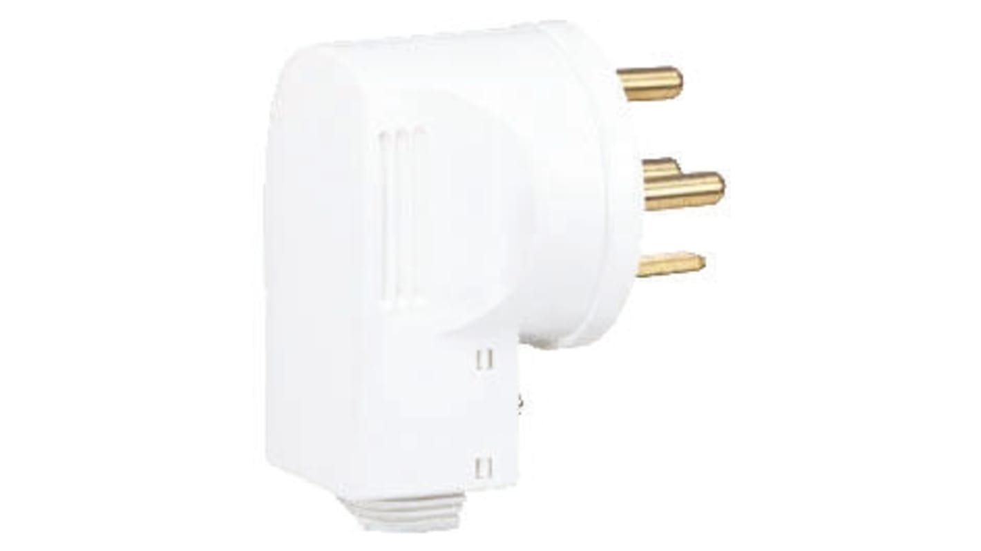 Clavija Legrand de 3PN+E de color Blanco, para Europa, 32A, Montaje de Cable