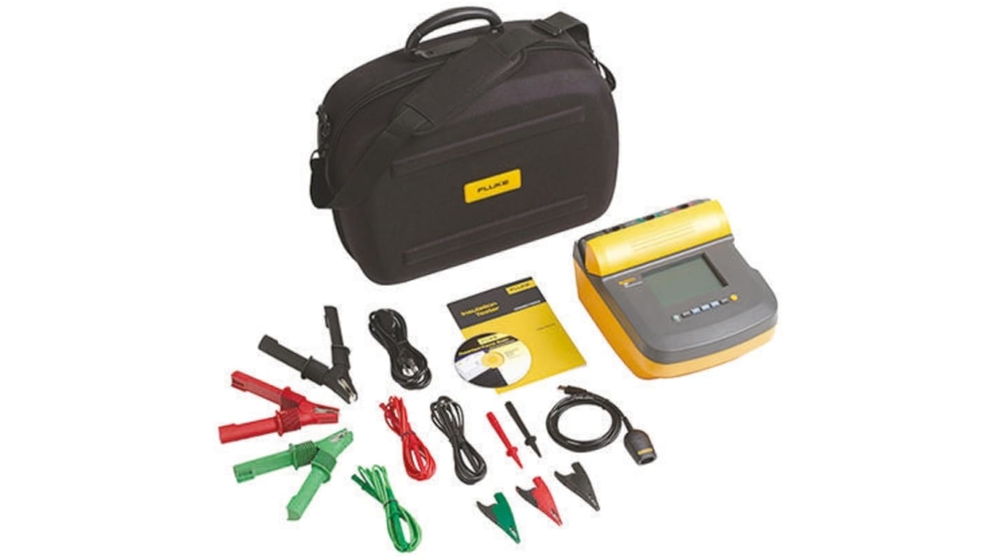 Tester izolacji, 2TΩ, 1 nA → 2 mA, Umax 10000V, CAT III 1000 V, CAT IV 600 V, Fluke