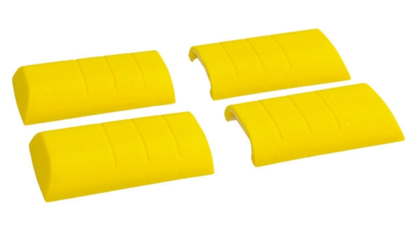 Esquinas de agarre suave CAMDENBOSS serie 66 Series de ABS de color Amarillo, para usar con caja de sujeción alta 35mm