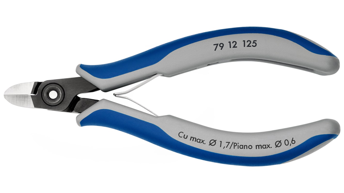 Knipex Side 全体長さ：125 mm 最大切断能力：1,7mm, 79 12 125