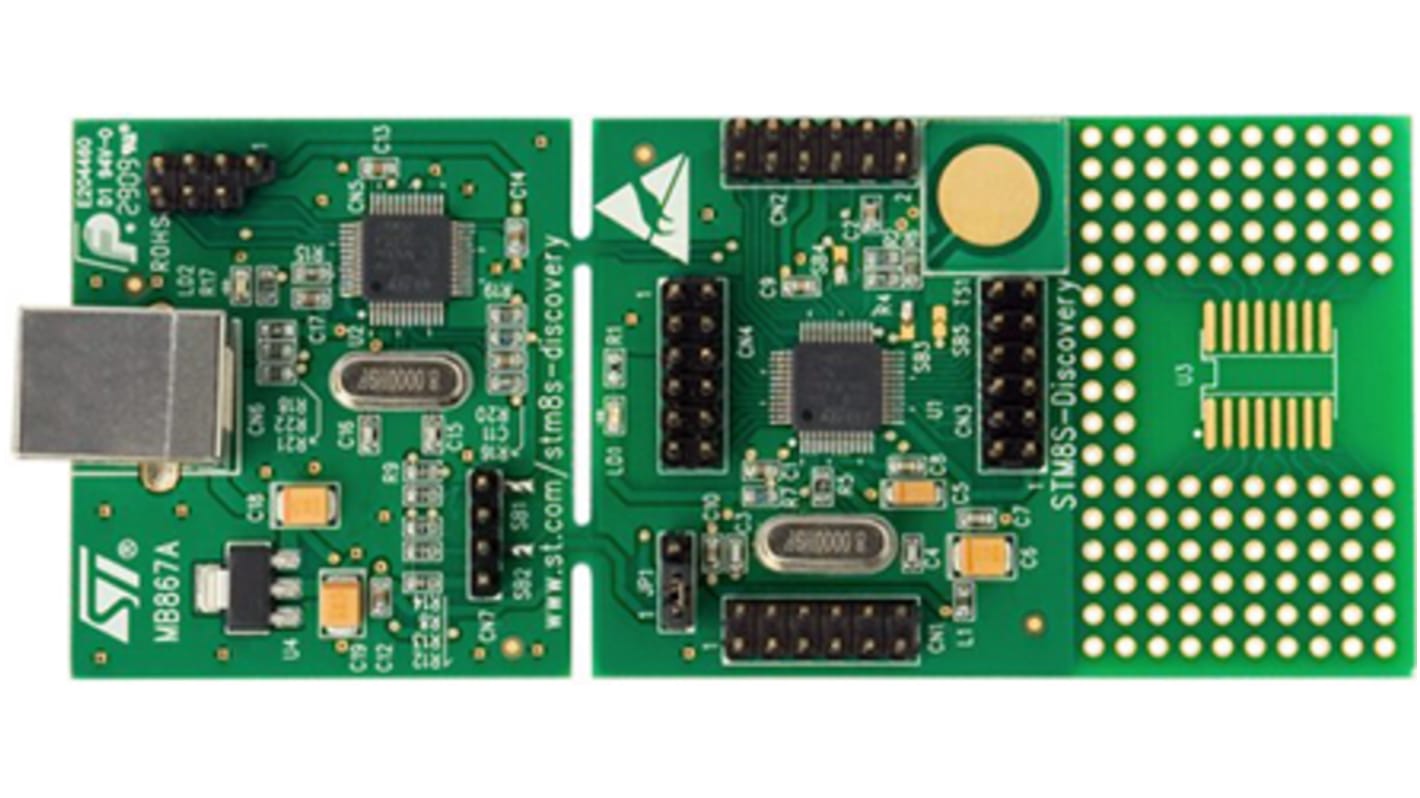 Vývojová sada mikrokontroléru, STM8S105C6T6, STM, MCU, MCU, STM8, Discovery, Vývojová sada