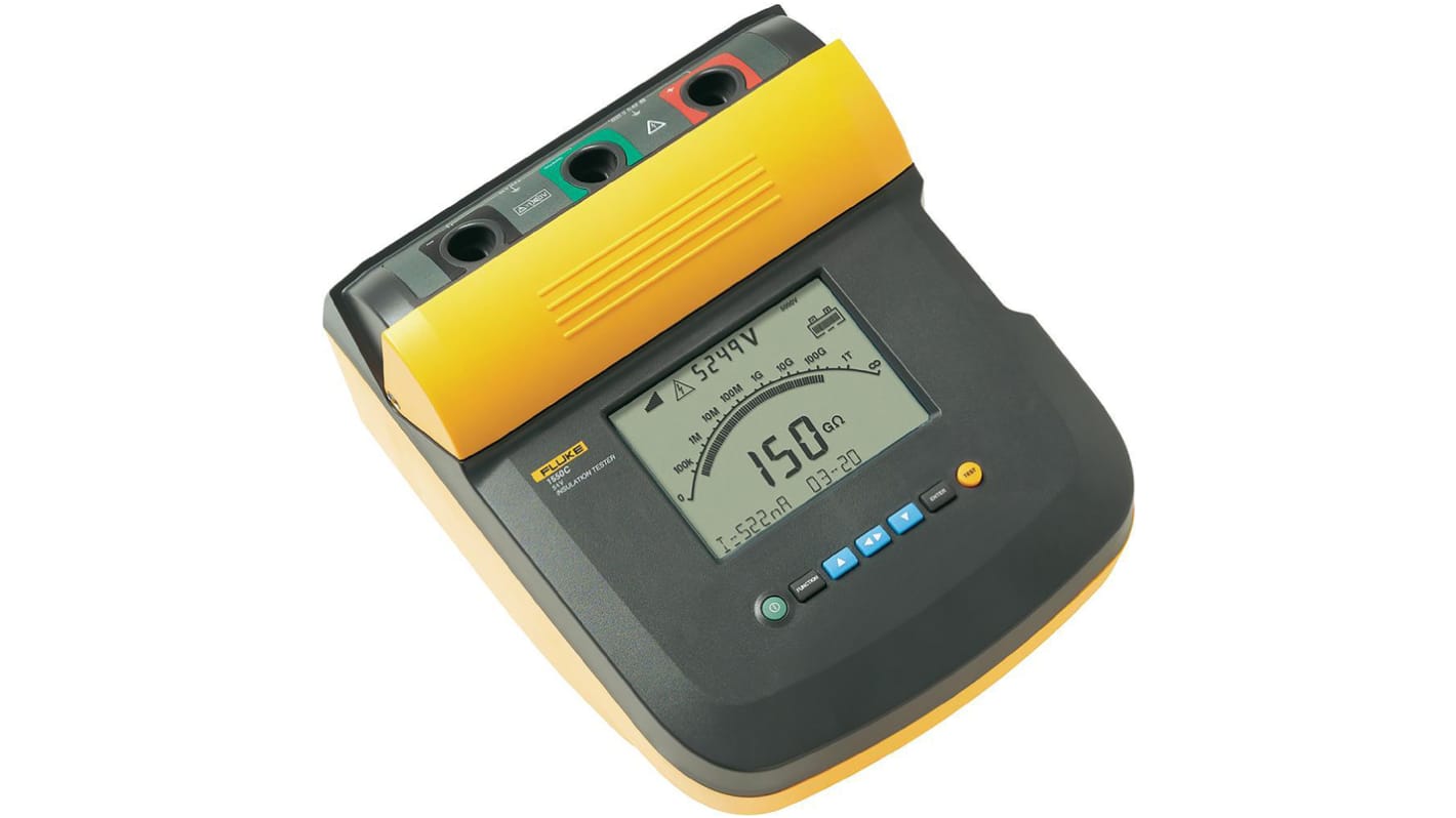 Tester resistenza di isolamento Fluke 1550C, 250V → 5000V, Cert. ISO