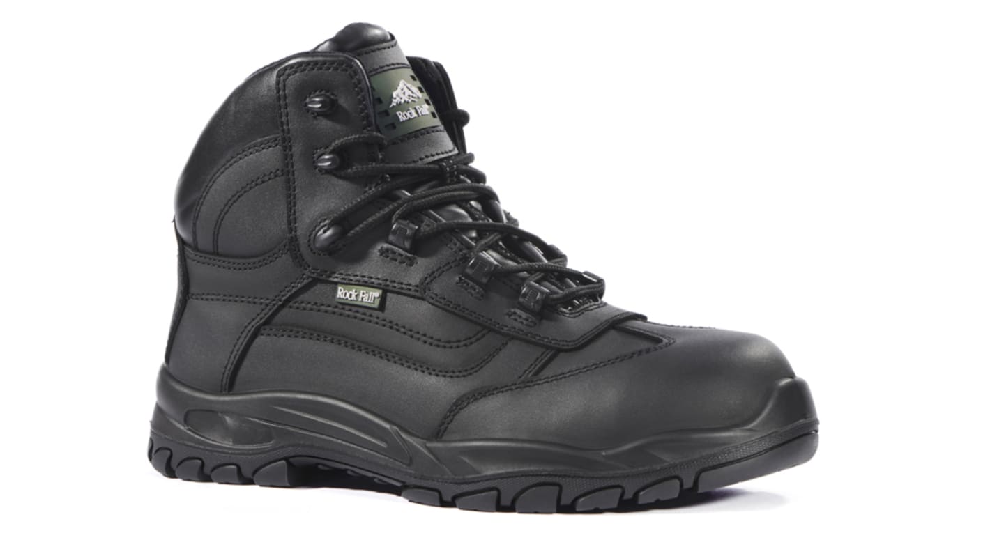 RS PRO Black Composite Toe Capped Men's Safety Boots, UK 7, EU 41 RS