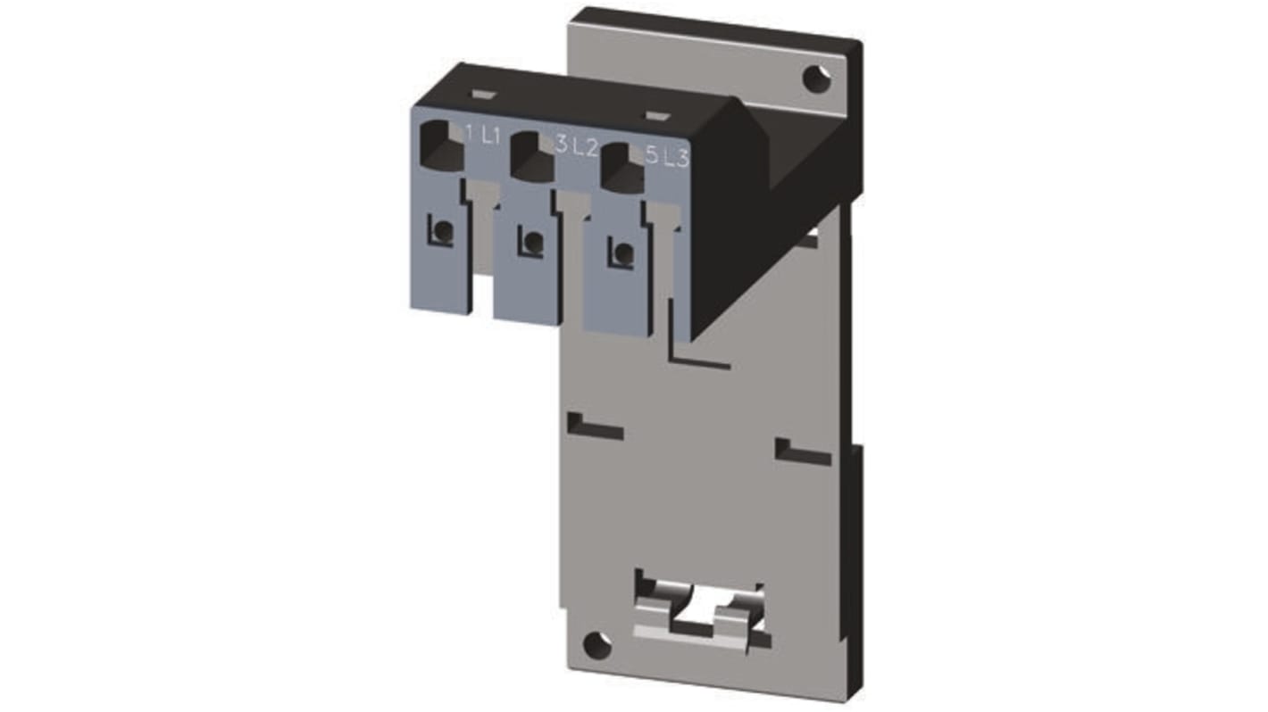 Soporte de terminal Siemens, para uso con Serie 3RU2 Sirius Innovation