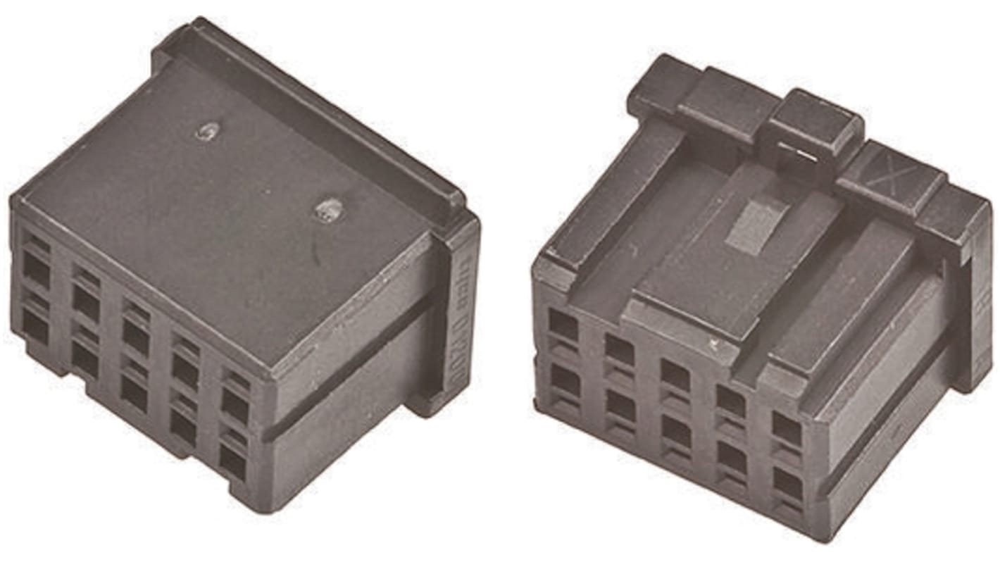 TE Connectivity, Dynamic 1000 Female Connector Housing, 2.5mm Pitch, 10 Way, 2 Row