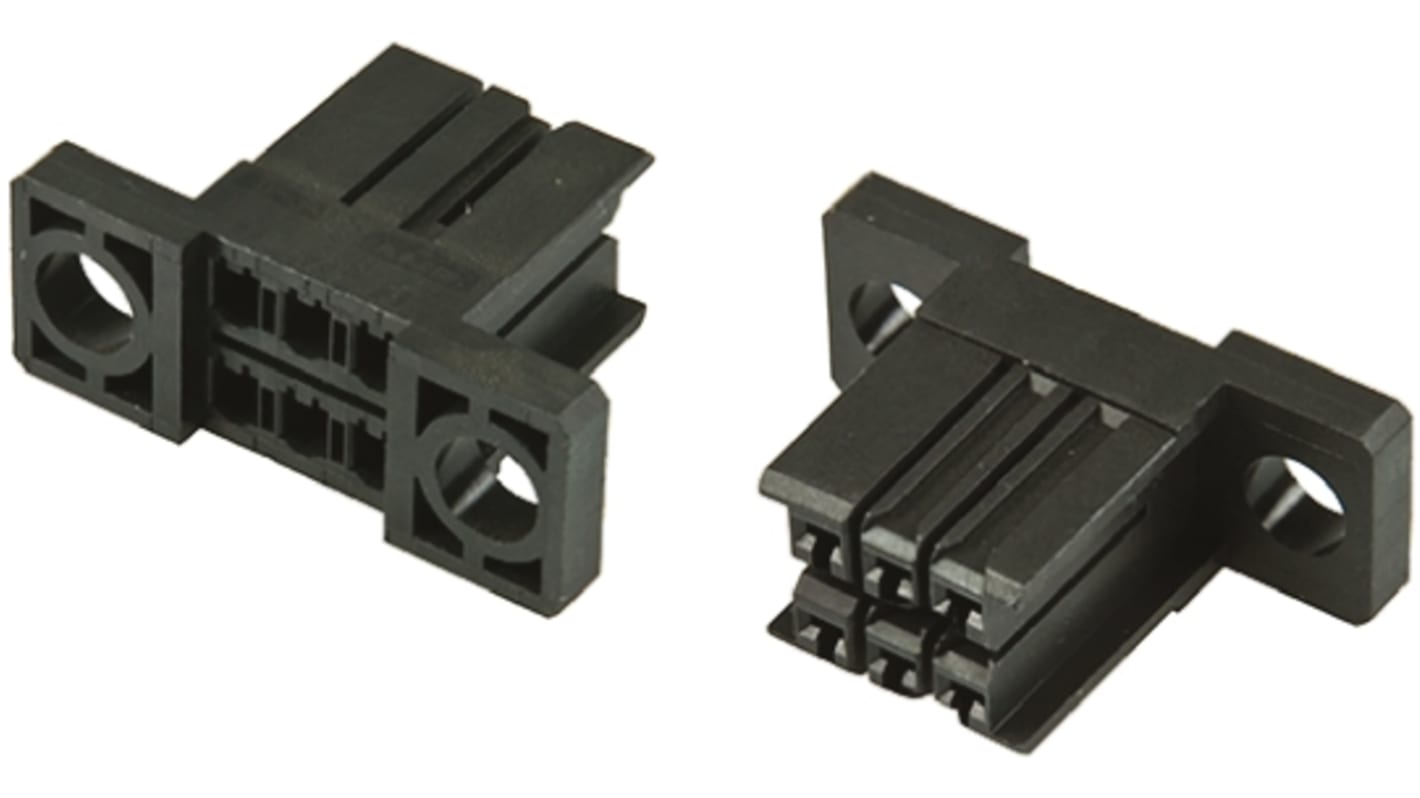 Carcasa de conector TE Connectivity 2-179553-4, Serie Dynamic 3000, paso: 5.08mm, 4 contactos, , 1 fila filas, Recto,