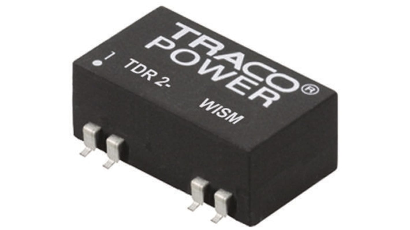 Convertisseur DC-DC TRACOPOWER, TDR 2WISM, Montage en surface, 2W, 1 sortie, 5V c.c., 400mA