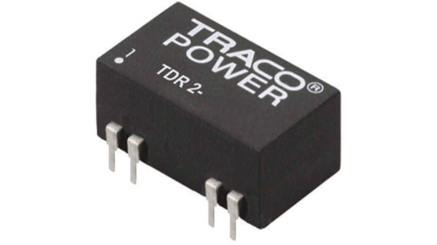 Convertidor dc - dc aislado 2W, Salida ±15V dc, ±67mA, ±1%