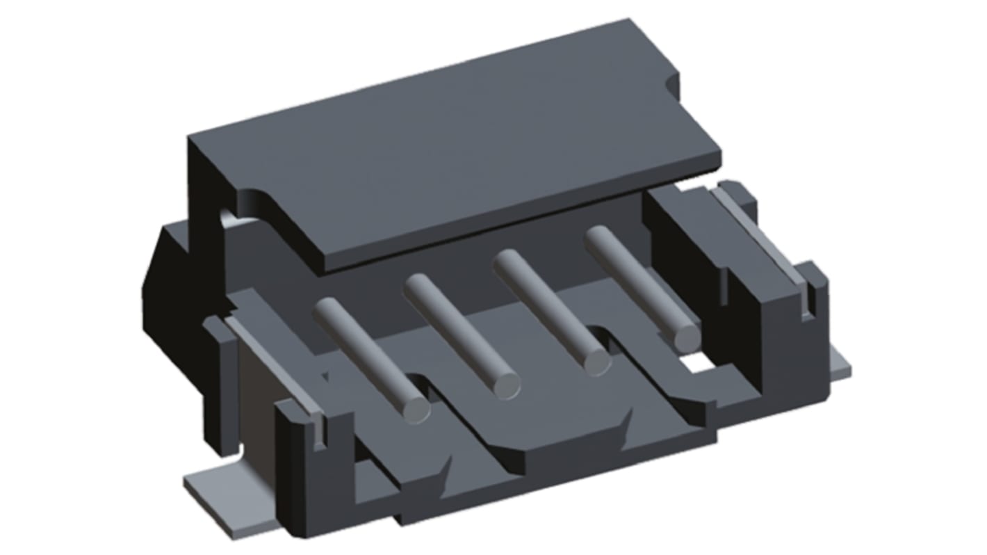 Embase pour CI TE Connectivity, AMP CT, 4 pôles , 2.0mm 1 rangée, 2.0A, Angle droit