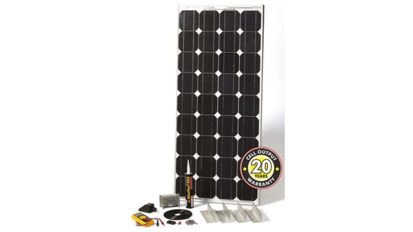Pannello solare Solar Technology, 80W, 80W, 21.6, 36 celle, Kit solare per motorhome e barche, 1196 x 542 x 35mm