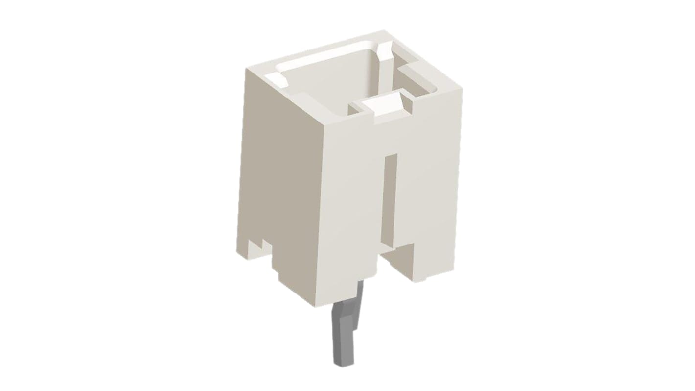 Conector macho para PCB TE Connectivity serie AMP Mini CT de 2 vías, 1 fila, paso 1.5mm, para soldar, Montaje en