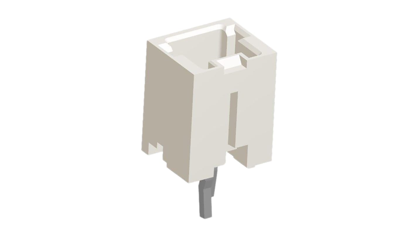 TE Connectivity AMP Mini CT Series Straight Through Hole PCB Header, 2 Contact(s), 1.5mm Pitch, 1 Row(s), Shrouded