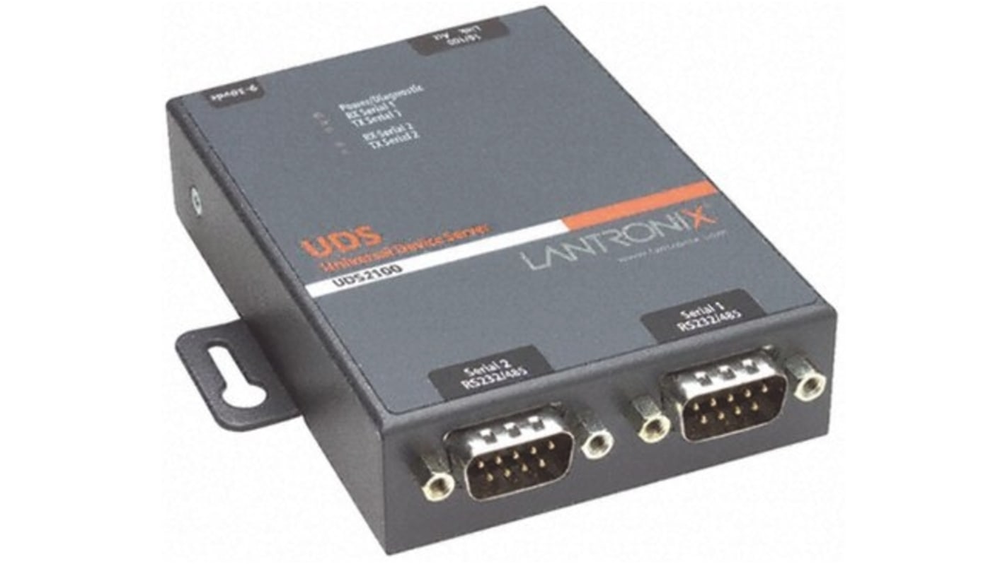 UD2100002-01 | Lantronix Serial Device Server, 1 Ethernet Port, 2 ...