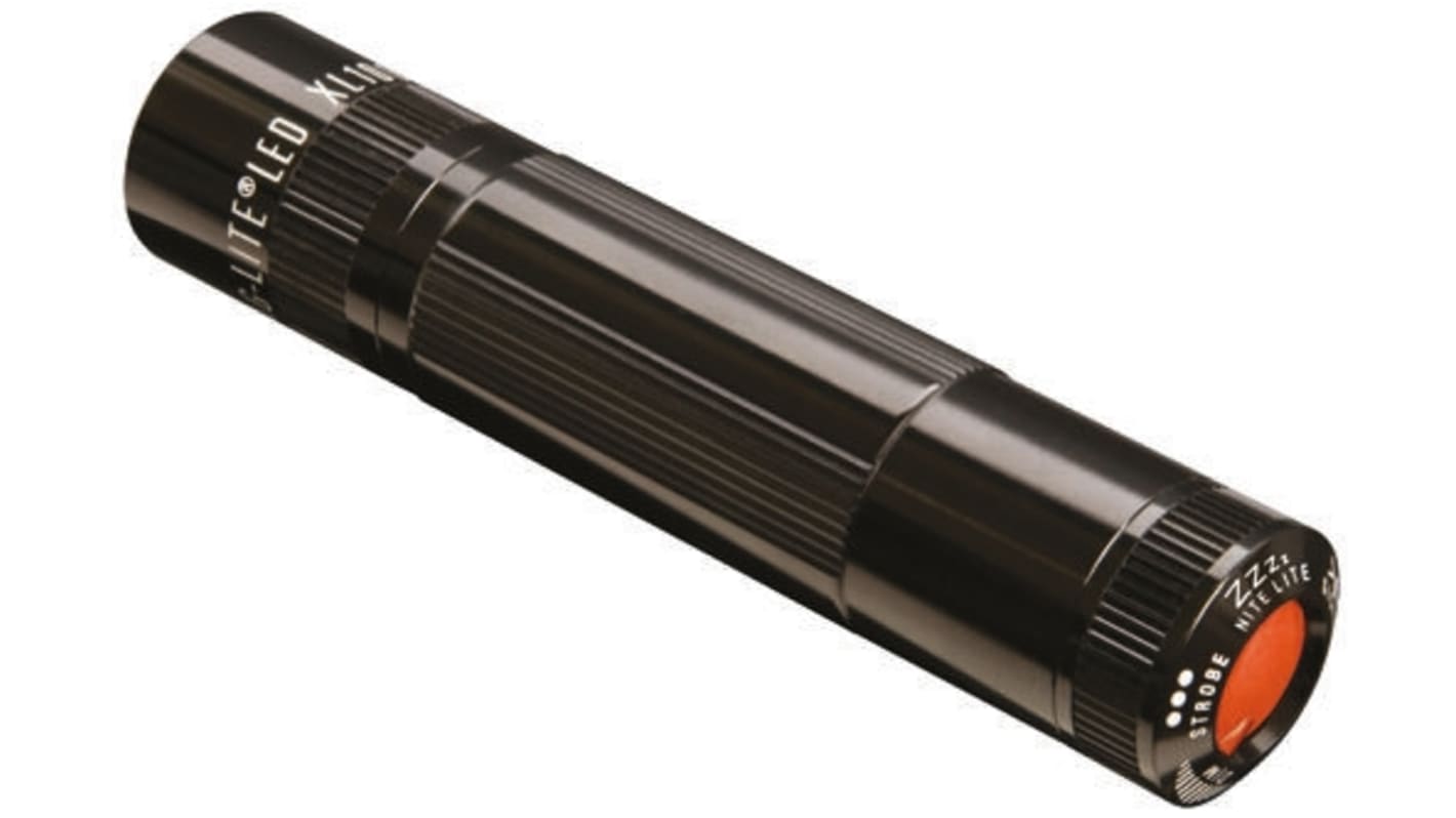 RS PRO Stift-Taschenlampe LED – Schwarz/rot, 180 Lumen, Alu-Gehäuse, 150 Mm, Praktisch Für Werkzeugkoffer & Notfall