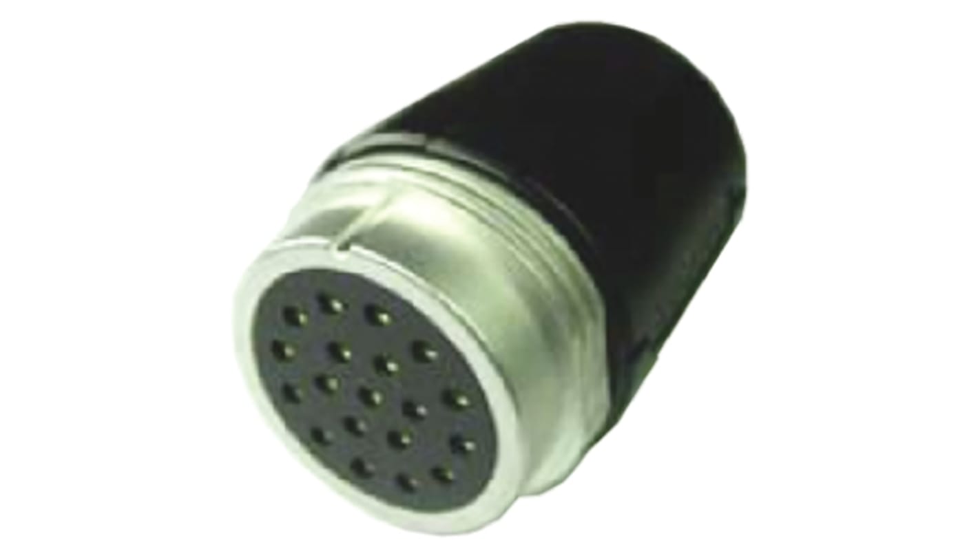 Amphenol Socapex Circular Connector, 19 Contacts, Cable Mount, Socket, Female, IP55, SL61 Series