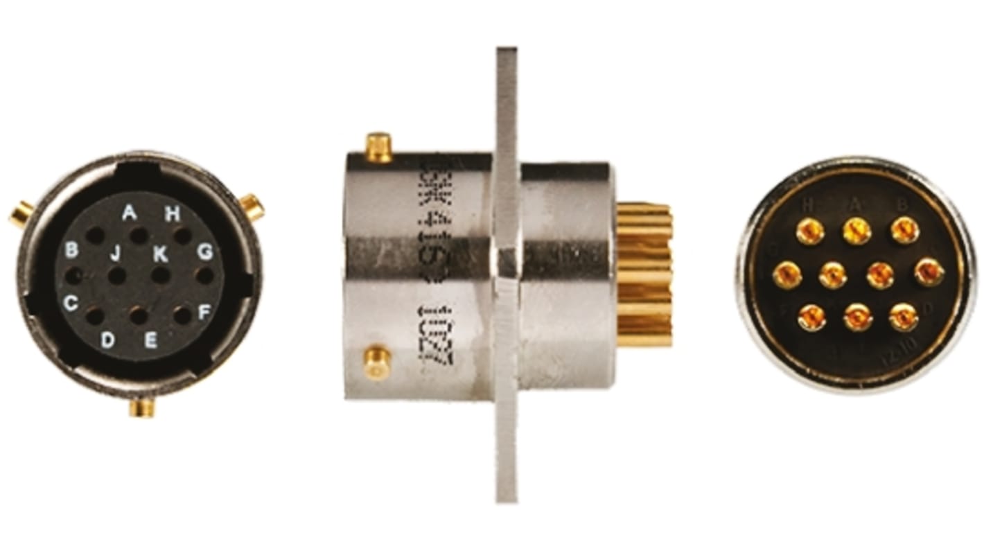 62GB12E1210SN(416) Amphenol Limited, 62GB 10 Way Box Mount MIL Spec