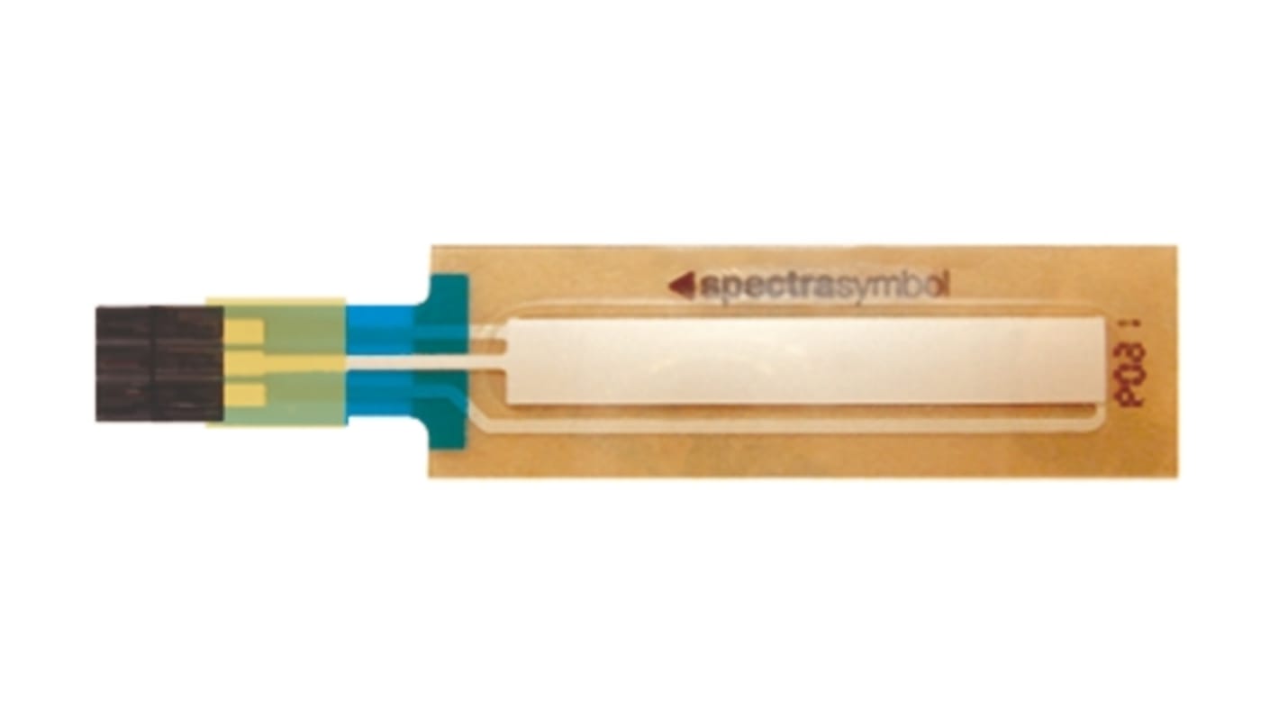 SPECTRASYMBOL 10kΩ Linear Film Potentiometer Through Hole, SP-L-0025-103-3%-RH