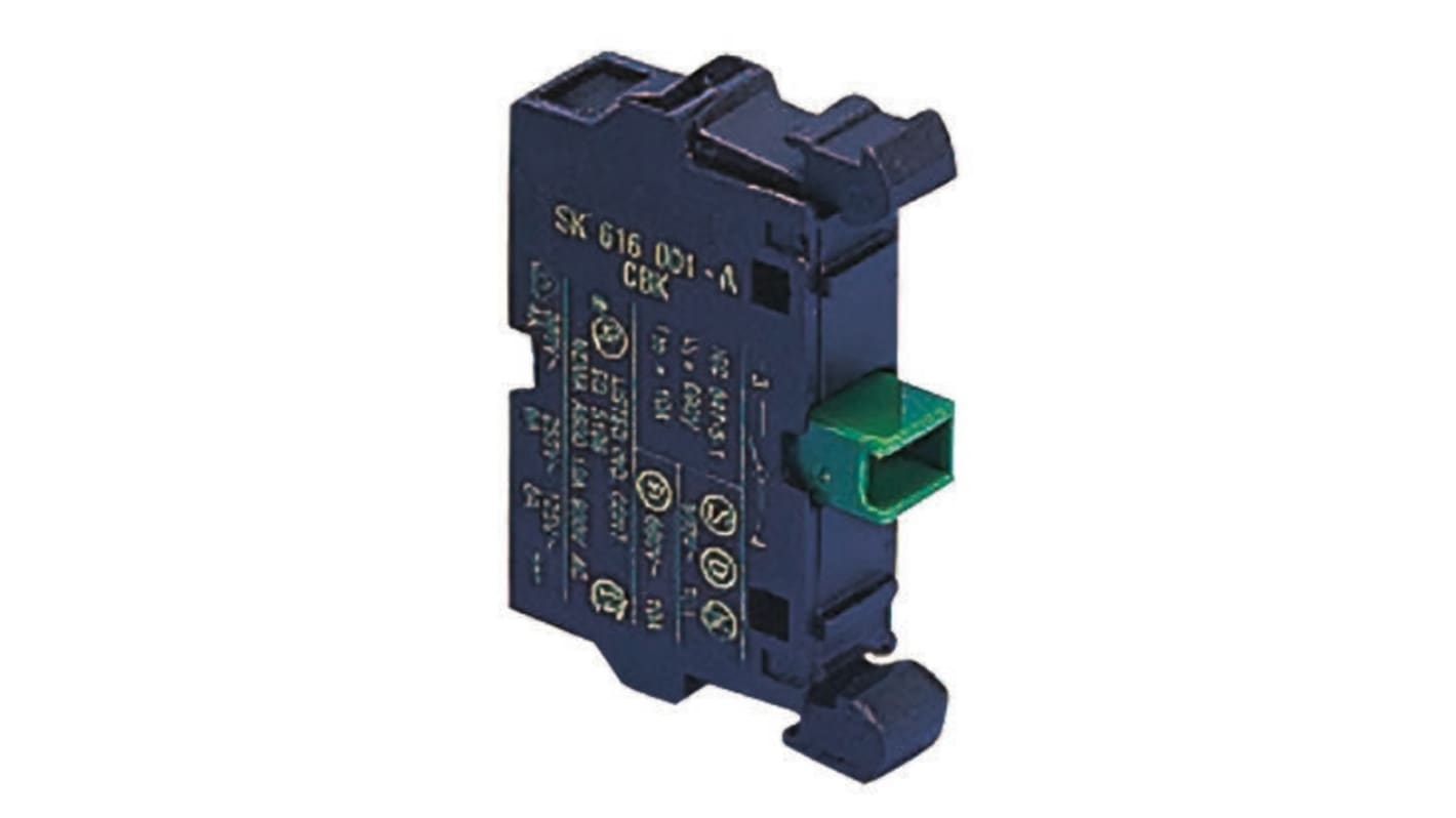 Contatto ausiliario Schneider Electric, 1 contatto, 1NC, montaggio frontale, serie GS1A