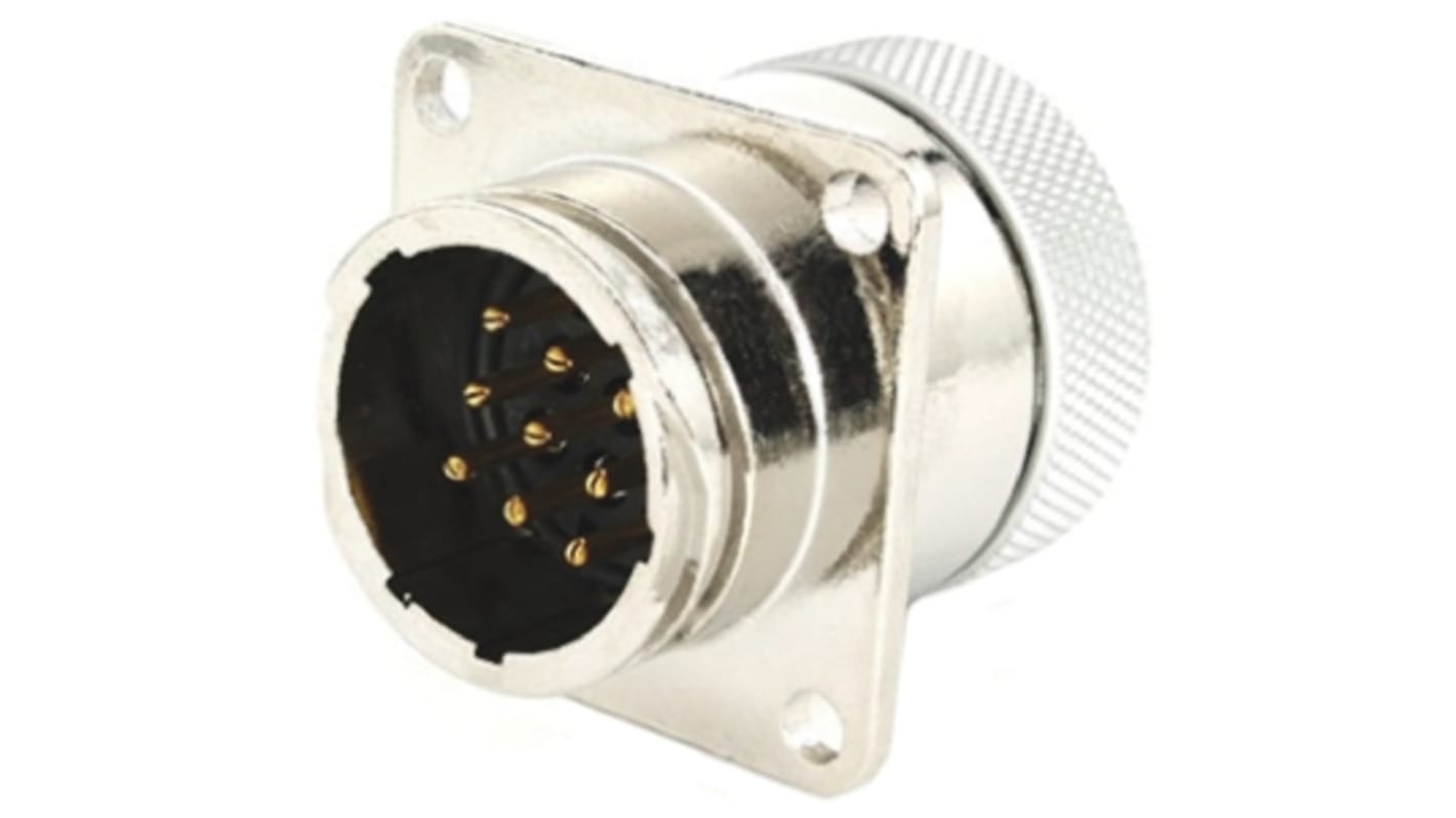 Toughcon Connector, 9 Contacts, Panel Mount, Socket, Male, IP65, TM Series