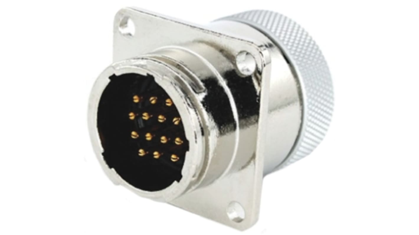 Toughcon Connector, 14 Contacts, Panel Mount, Socket, Male, IP65, TM Series