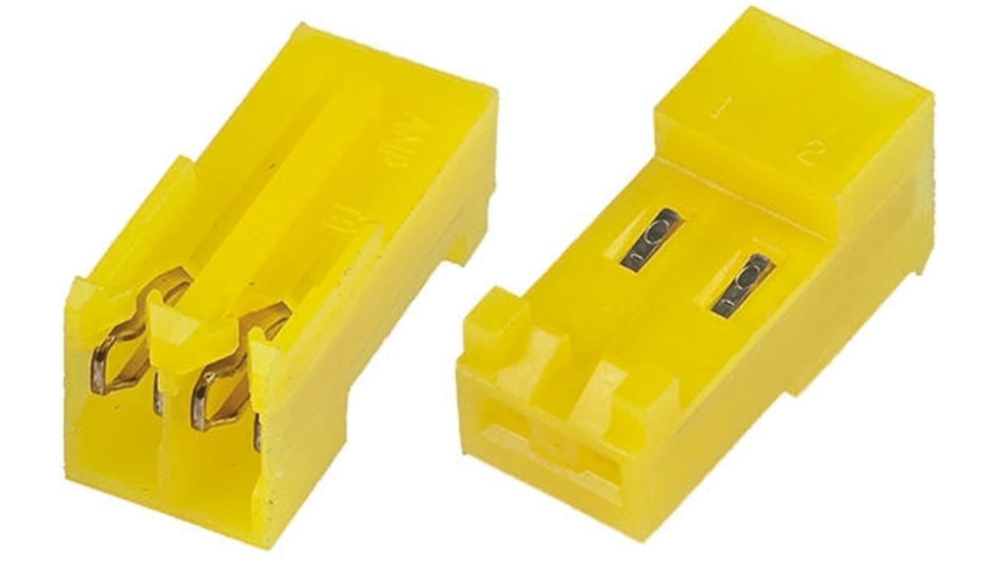 TE Connectivity 2-Way IDC Connector Socket for Cable Mount, 1-Row
