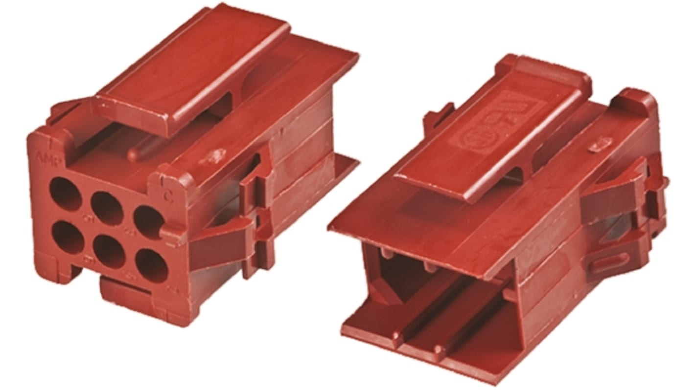 TE Connectivity, Miniature Rectangular II Female Connector Housing, 4.19mm Pitch, 3 Way, 1 Row
