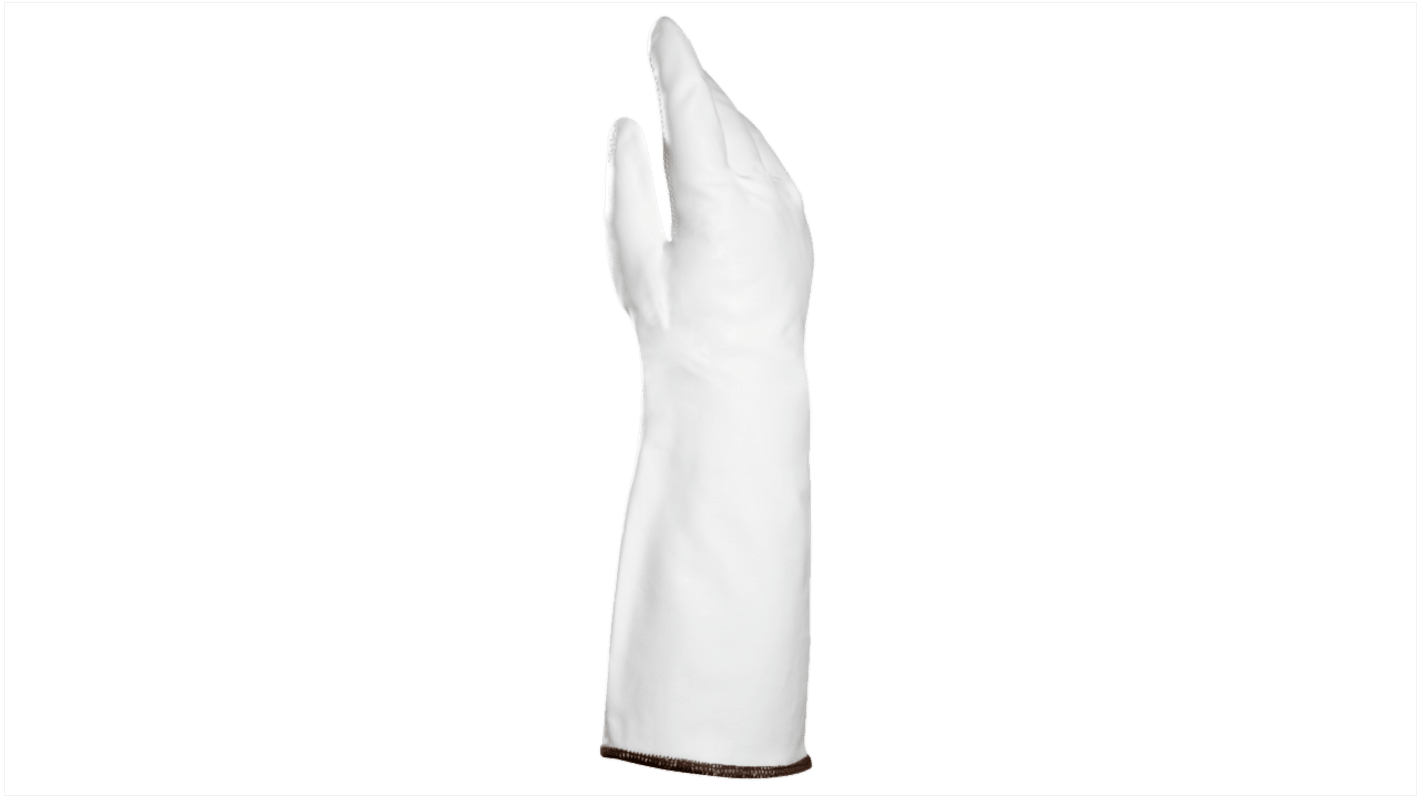 Mapa Spontex Temp Cook 476 White Nitrile Heat Resistant Work Gloves, Size 9, Large, Nitrile Coating
