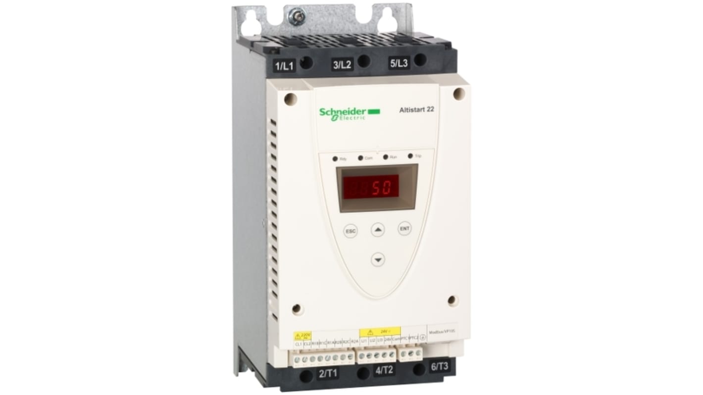 Démarreur progressif progressif, triphasé Schneider Electric Altistart 22 ATS22, 15 kW 440 V c.a. 32 A