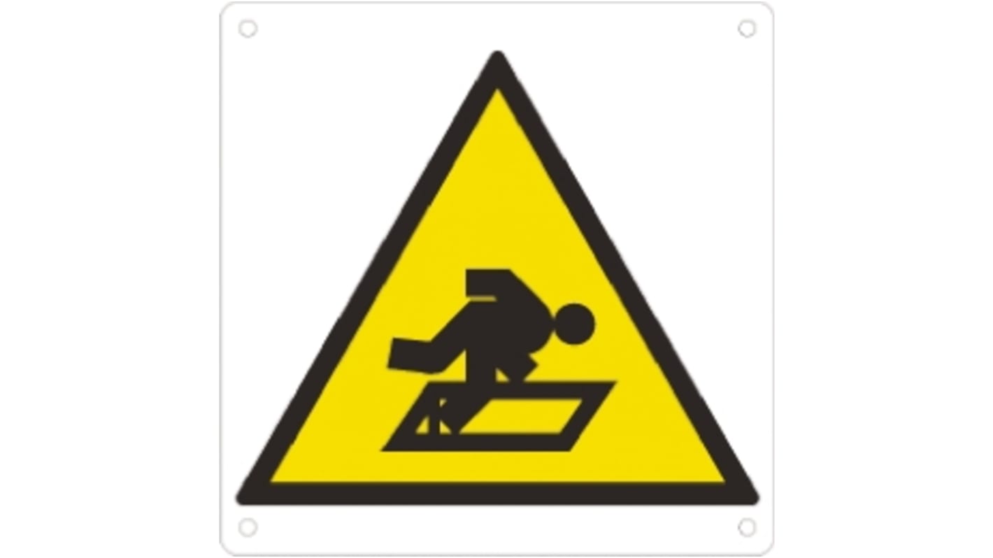 Cartello Pericolo di caduta - Aperture nel suolo