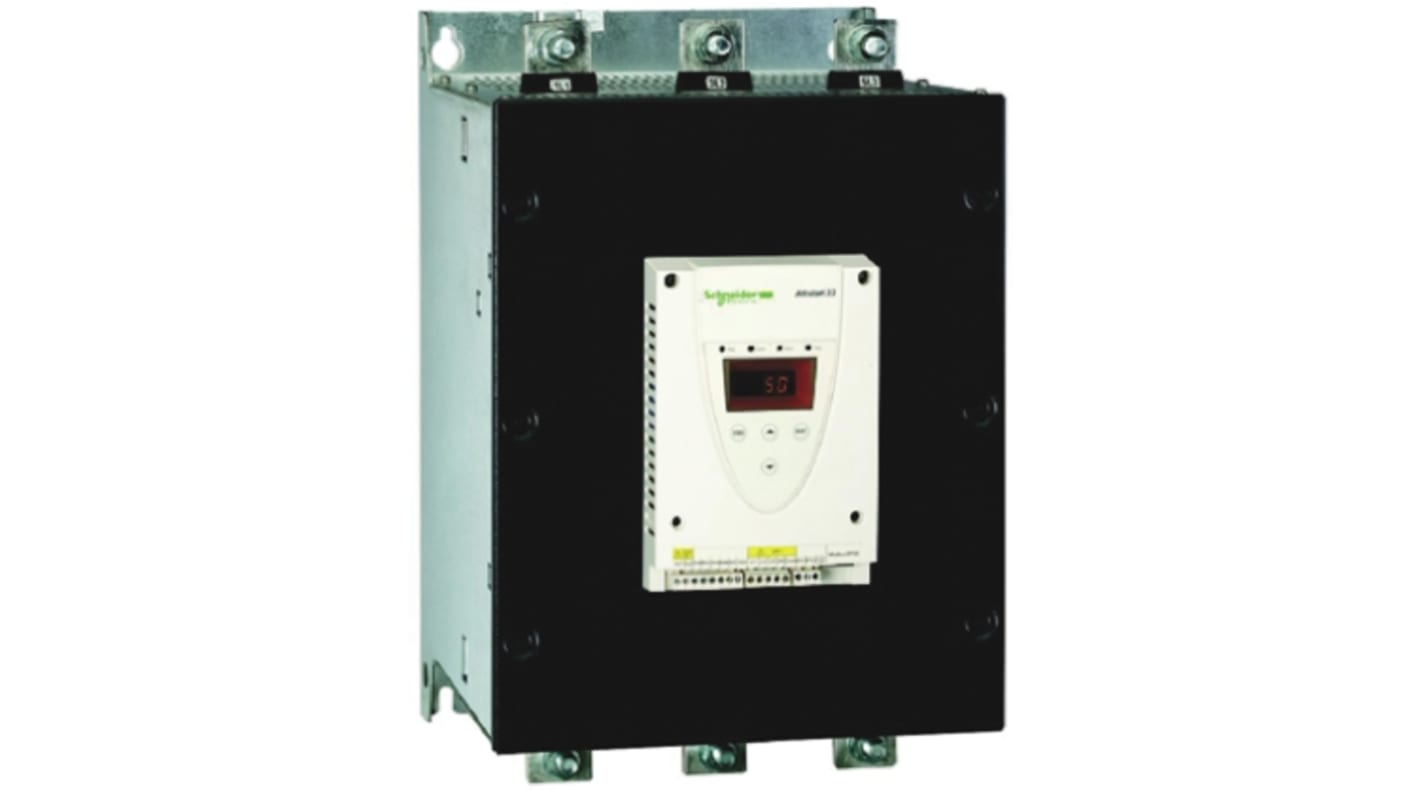 Arrancador suave Schneider Electric ATS22, 210 A, 440 V ac, 110 kW, trifásico, IP00