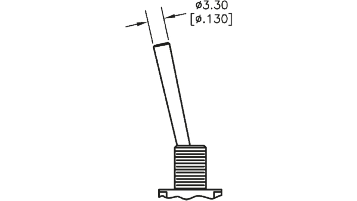 TE Connectivity Tafelmontage Kippschalter 1-polig Ein-Ein 5 A bei 28 V dc, Lötanschluss