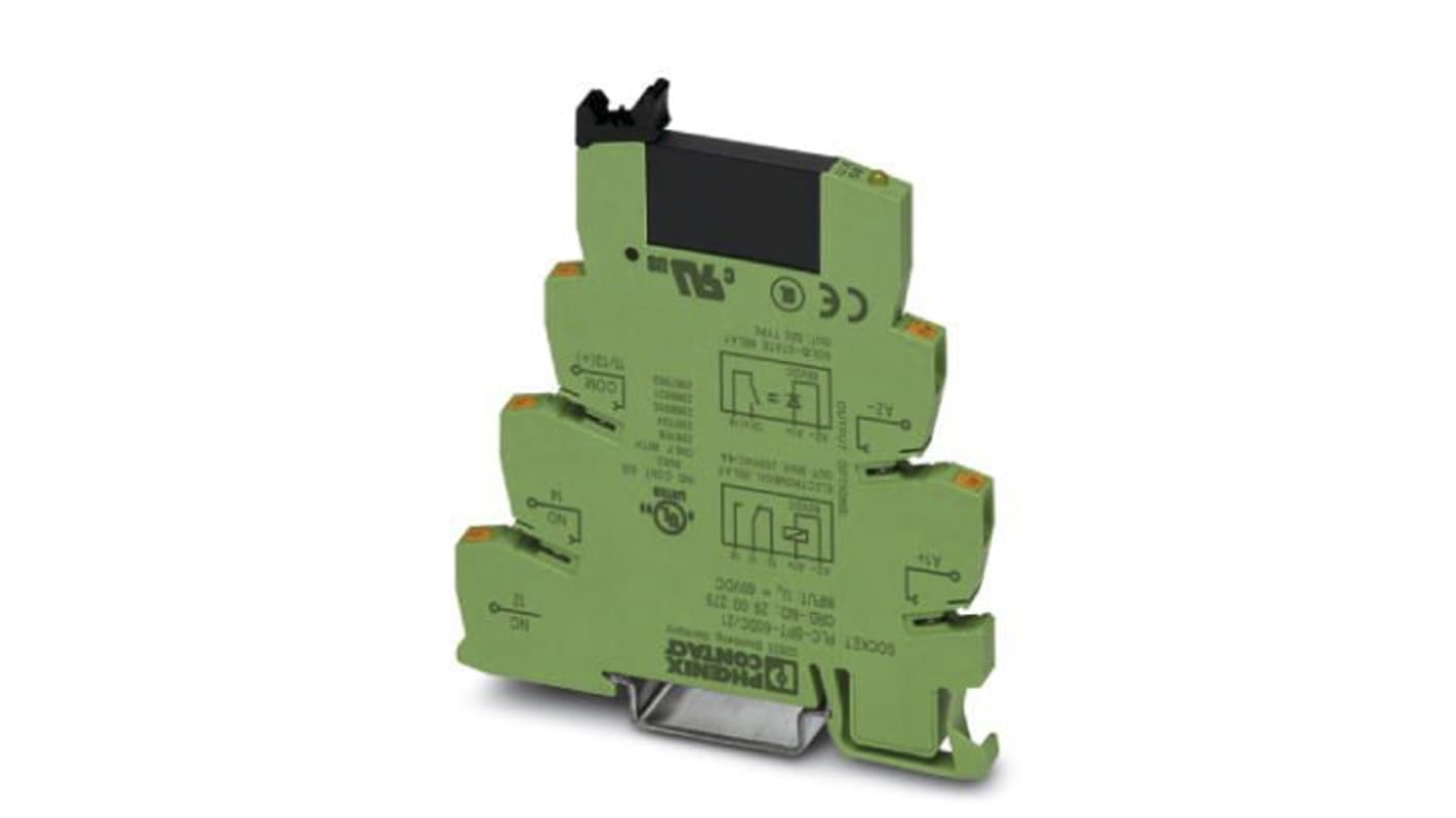 Phoenix Contact PLC-OPT- 60DC/ 24DC/2 Series Solid State Interface Relay, DIN Rail Mount